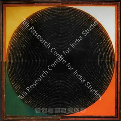S.H. Raza (Artist), Maha Bindu, 1988, Painting