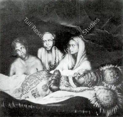 Bikash Bhattacharjee (Artist), Deathless Antique, 1971, Painting
