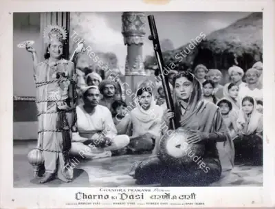 Ramesh Vyas (Director), Charno Ki Dasi, 1959, Lobby Card