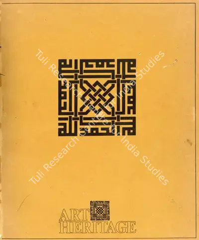 Ebrahim Alkazi (Editor), Art Heritage, 1979, Journal