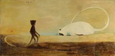 N.S. Bendre (Artist), Untitled, 1957, Painting