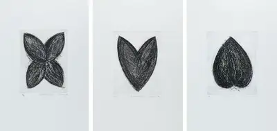 Zarina Hashmi (Artist), By The Mango Tree, 1988, Graphic Art