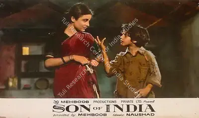 Mehboob (Producer), Son Of India, 1962, Lobby Card