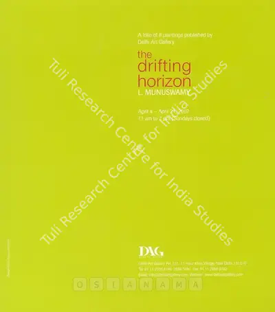 L. Munuswamy (Artist), L. Munuswamy, 2007, Solo Exhibition Catalogue