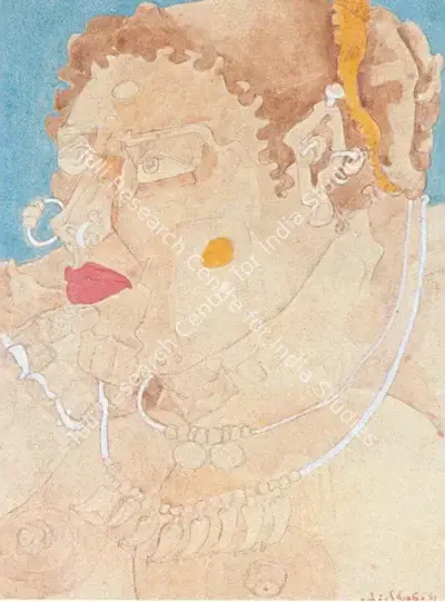 Thota Vaikuntam (Artist), Untitled, 1987, Painting