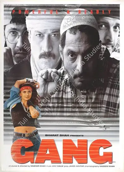 Mazhar Khan (Producer), Gang, 2000, Full Sheet Poster