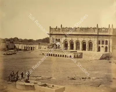 Felice Beato (Photographer), The great Imaumbara used as a Magazine, Lucknow, 1858, Antiquarian Photograph