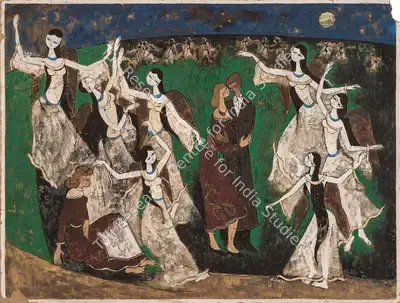 G.R. Santosh (Artist), Untitled, 1957, Painting