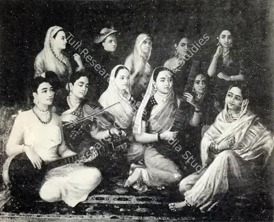 Raja Ravi Varma (Artist), The Galaxy (of musicians), 1985, Painting
