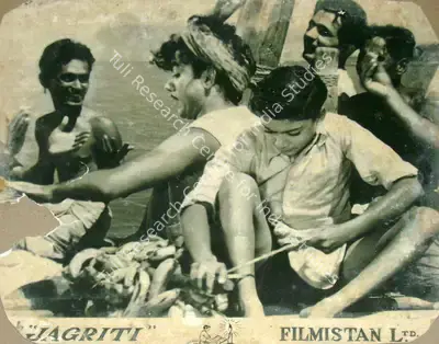 Satyen Bose (Director), Jagriti, 1954, Lobby Card