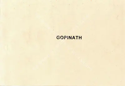Mahesh Kaul (Director), Gopinath, 1948, Song-Synopsis Booklet