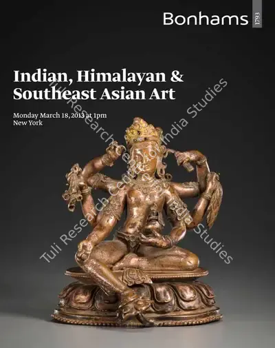 Bonhams (Auction House), Indian, Himalayan and Southeast Asian Art, 2013, Auction Catalogue