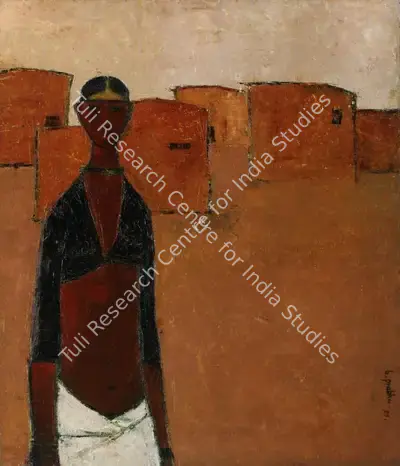 B. Prabha (Artist), Untitled, 1959, Painting