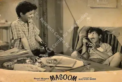 Satyen Bose (Producer), Masoom, 1960, Lobby Card