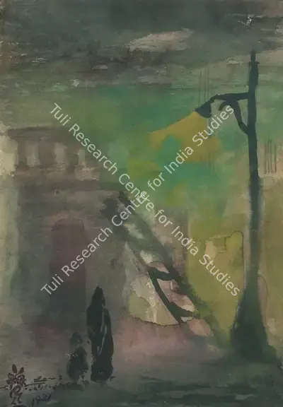 Gaganendranath Tagore (Artist), Untitled, 1921, Painting