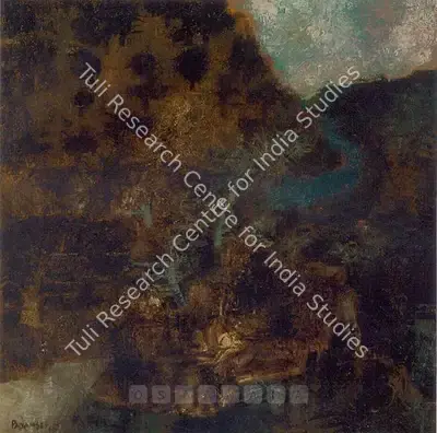 Akbar Padamsee (Artist), Metascape, 1965, Painting