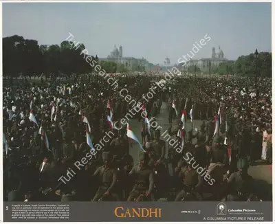 Ronnie Taylor (Cinematographer), Gandhi, 1982, Lobby Card