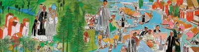 B. Prabha (Artist), Kashmir View, 1965, Painting