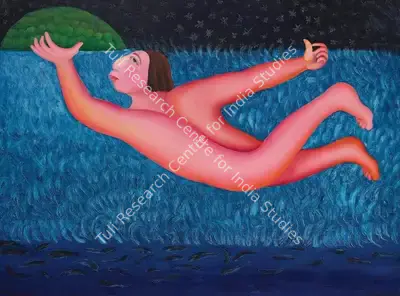 Manjit Bawa (Artist), Untitled (Hanuman), 1970, Painting