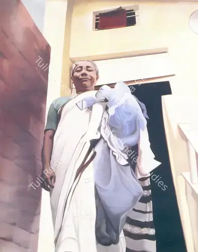 Shibu Natesan (Artist), Mother, 1998, Painting