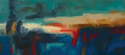K.M. Adimoolam (Artist), Reflex, 1996, Painting