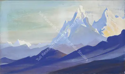 Nicholas Roerich (Artist), Himalayas, 1940, Painting