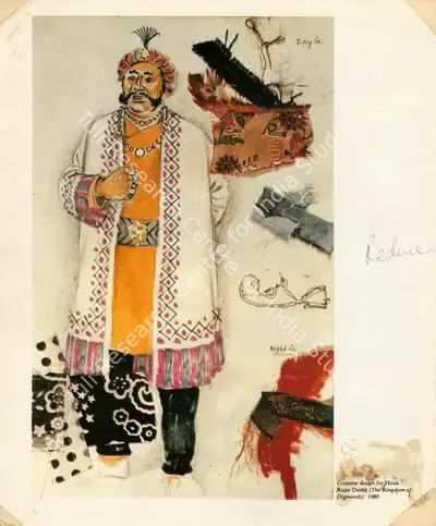 Satyajit Ray (Artist), Hirak Rajar Deshe, 1980, Original Artwork