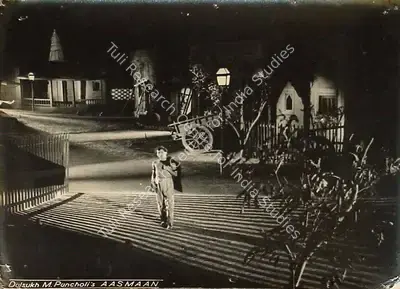 Dalsukh M. Pancholi (Director), Aasman, 1952, Lobby Card