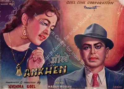 Devendra Goel (Producer), Ankhen, 1950, Song-Synopsis Booklet