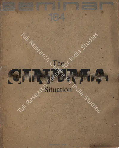 Pandit Jawaharlal Nehru (President), The Cinema Situation ( Seminar ), 1974, International Film Festival Catalogue