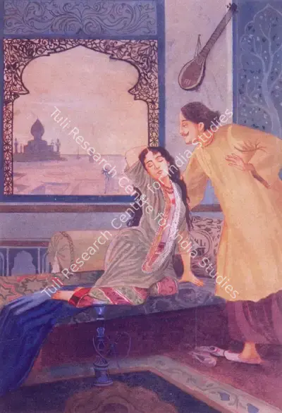 M.V. Dhurandhar (Artist), Omar Khayyam Series 02, Painting