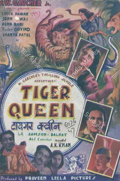 A.M. Khan (Director), Tiger Queen, 1947, Song-Synopsis Booklet