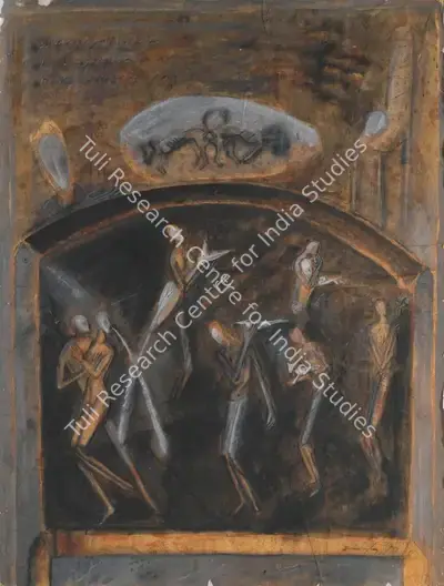 C.&nbsp;Douglas (Artist), In Circle, 1999, Painting