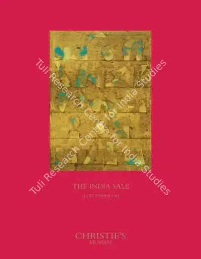 Christie's (Auction House), The India Sale, 2015, Auction Catalogue