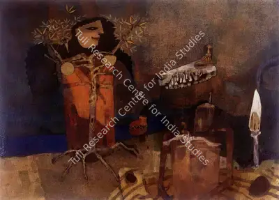 Pyne, Ganesh (Artist). Spring. Watercolour with glaze on paper, 1975 | Painting  | 00876895