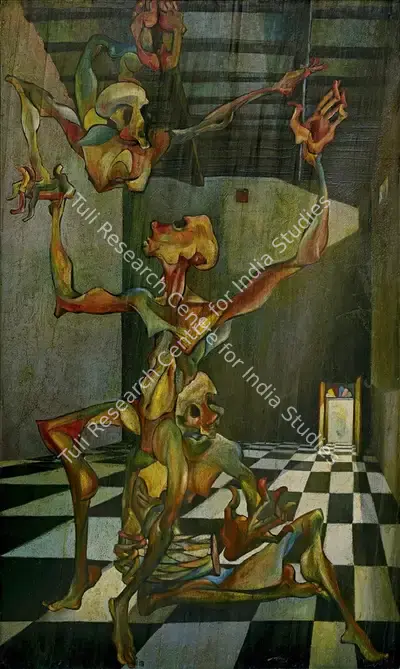 Bikash Bhattacharjee (Artist), Untitled, 1960, Painting