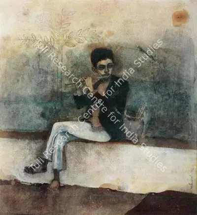 Ganesh Pyne (Artist), Untitled, 1972, Painting