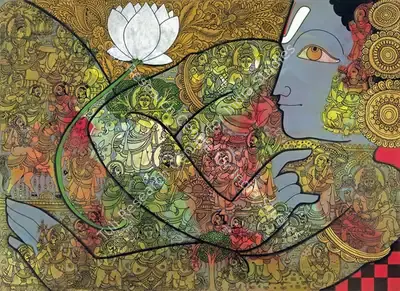 Ramesh Gorjala (Artist), Untitled, 2013, Painting
