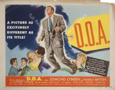Rudolph Maté (Director), D.O.A. (Dead on Arrival), 1950, Lobby Card