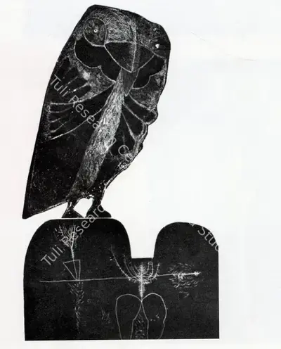 R.B. Bhaskaran (Artist), Untitled, Graphic Art
