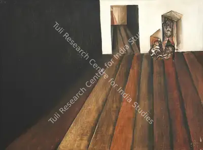 Altaf (Artist), The Corridors of Alienation, 1968, Painting