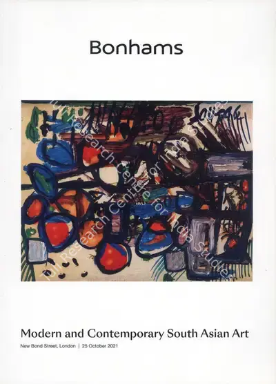 Bonhams (Auction House), Modern and Contemporary South Asian Art, 2021, Auction Catalogue