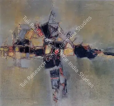 G.R. Santosh (Artist), Untitled, 1958, Painting