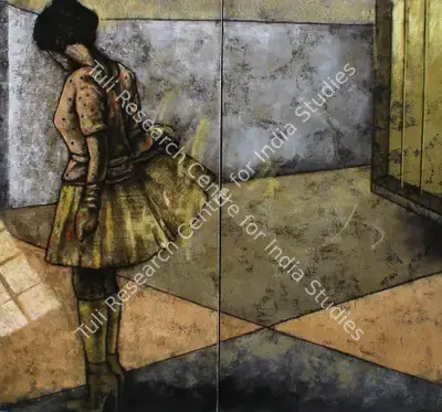 Vinita Dasgupta (Artist), Lost love letters, Painting