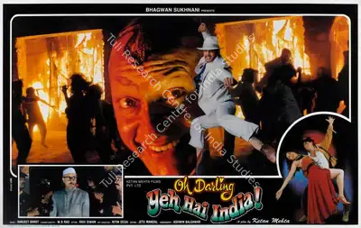 Ketan Mehta (Director), Oh Darling Yeh Hai India, 1995, Lobby Card