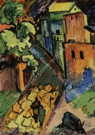 H.A. Gade (Artist), Untitled, 1949, Painting