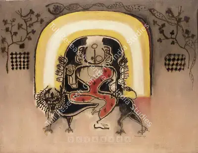 Reddeppa Naidu (Artist), The Deity, 1971, Painting