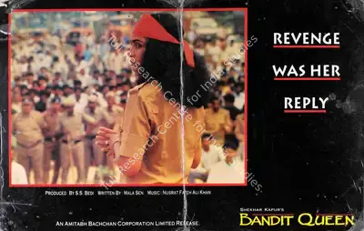 S.S. Bedi (Producer), Bandit Queen, 1994, Lobby Card