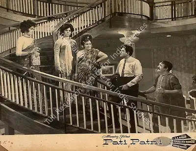Usman Ali (Producer), Pati Patni, 1966, Lobby Card
