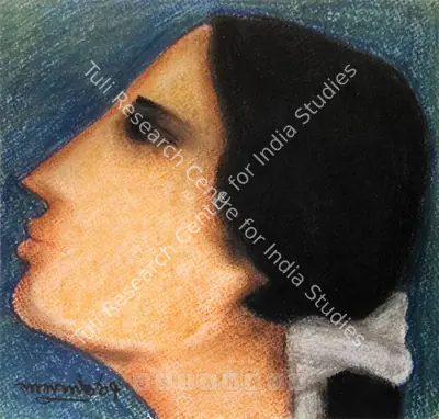 Lalu Prasad Shaw (Artist), Lady, 2007, Drawing